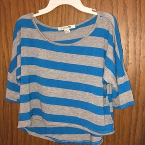 Forever 21 striped crop top